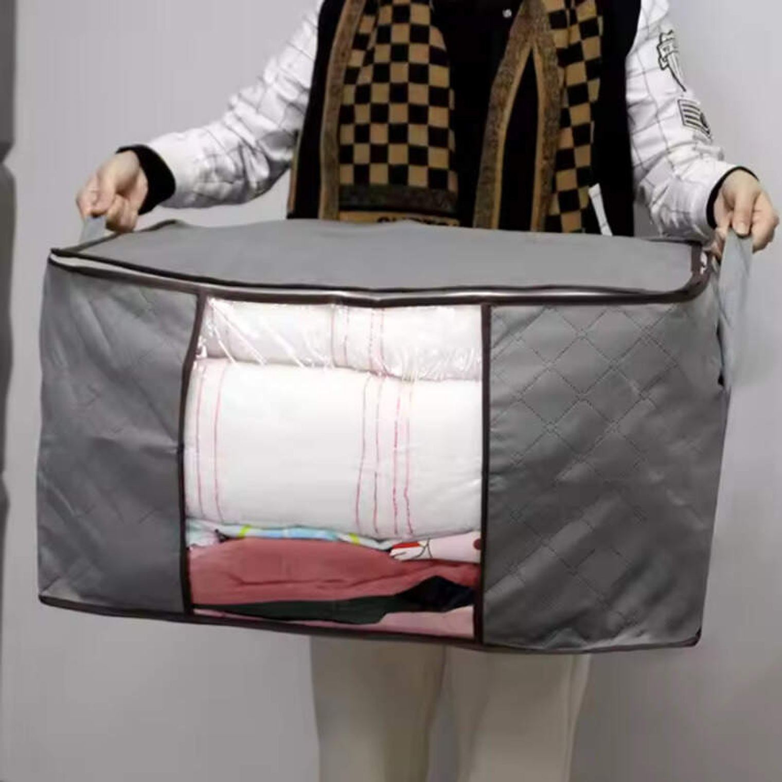 Bolsa Tela Multiuso Gris (L) 70X50X30 2