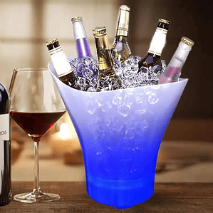 Hielera Parlante Led Recargable 7Lt