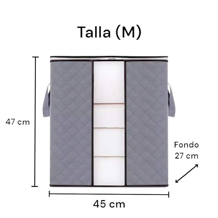 Bolsa Tela Multiuso Gris (M) 50X45X30 3