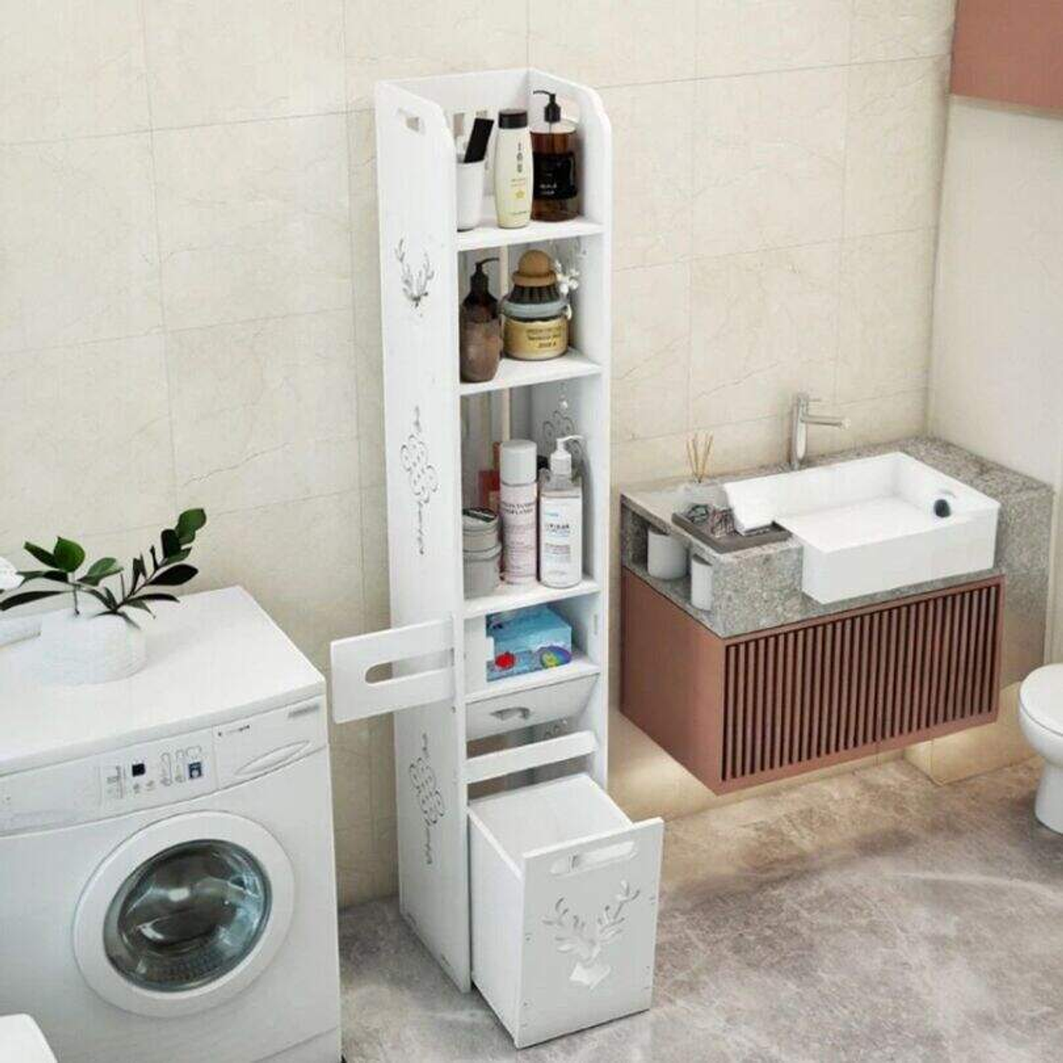 Organizador, Estante De Baño Reno 1