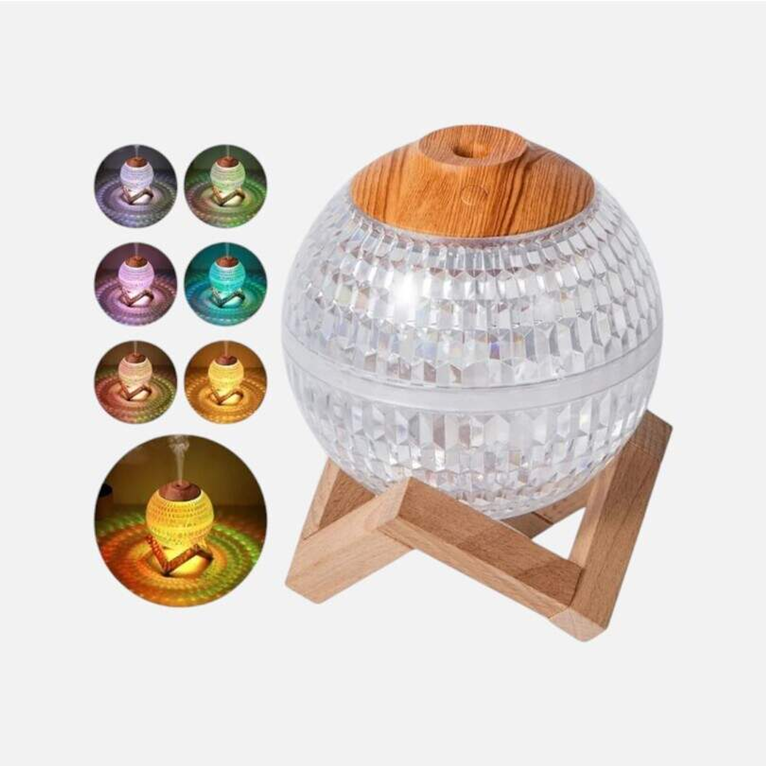 Humidificador,Difusor Bola Cristal Lampara 1
