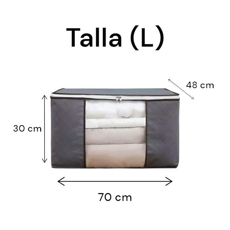 Bolsa Tela Multiuso Gris Talla (S),(M) y (L) 4