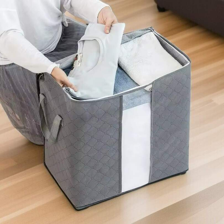 Bolsa Tela Multiuso Gris Talla (S),(M) y (L) 5