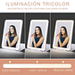 Espejo Rectangular Led Tactil Rosado - Miniatura 4