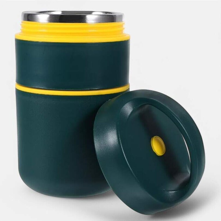 Termo Lunch Acero Inoxidable 680Ml Verde 1