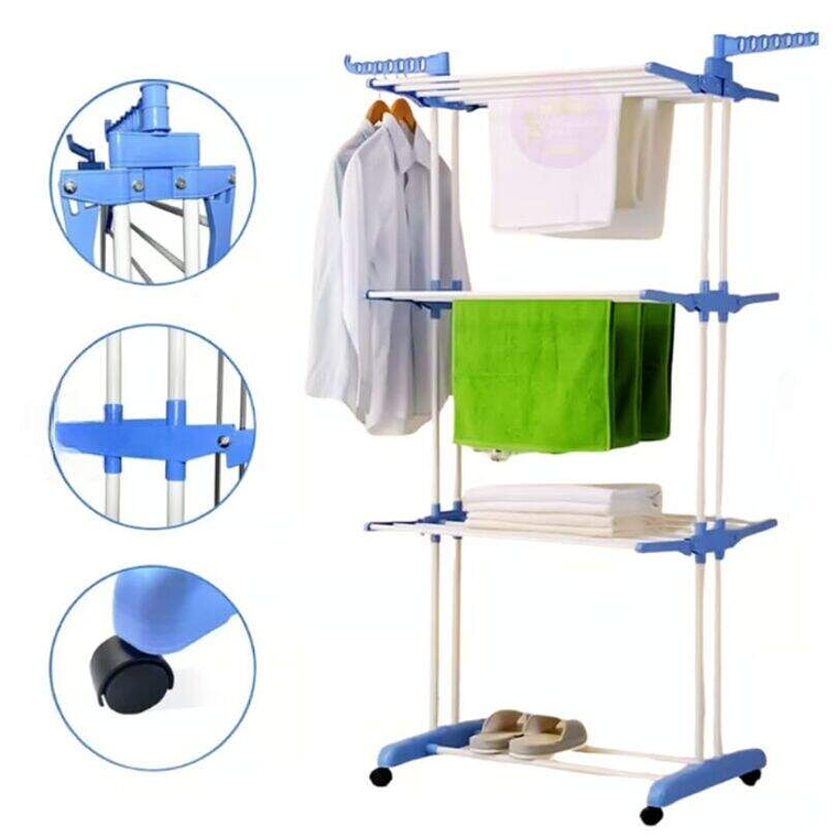 Tendedero,Colgador De Ropa Articulado 3 Niveles 2