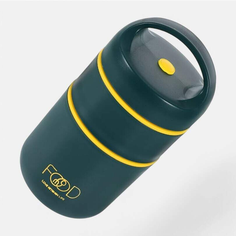 Termo Lunch Acero Inoxidable 680Ml Verde 2