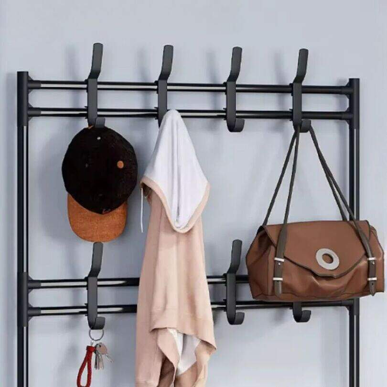 Zapatero+Perchero 4 Niveles Negro 3