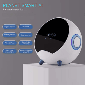 Parlante Bluetooth Planet Pro Ai Blanco