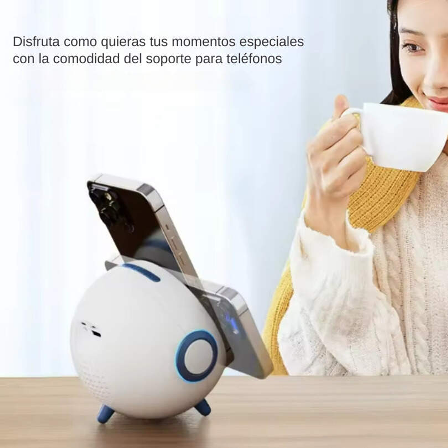 Parlante Bluetooth Planet Pro Ai Rosado 2