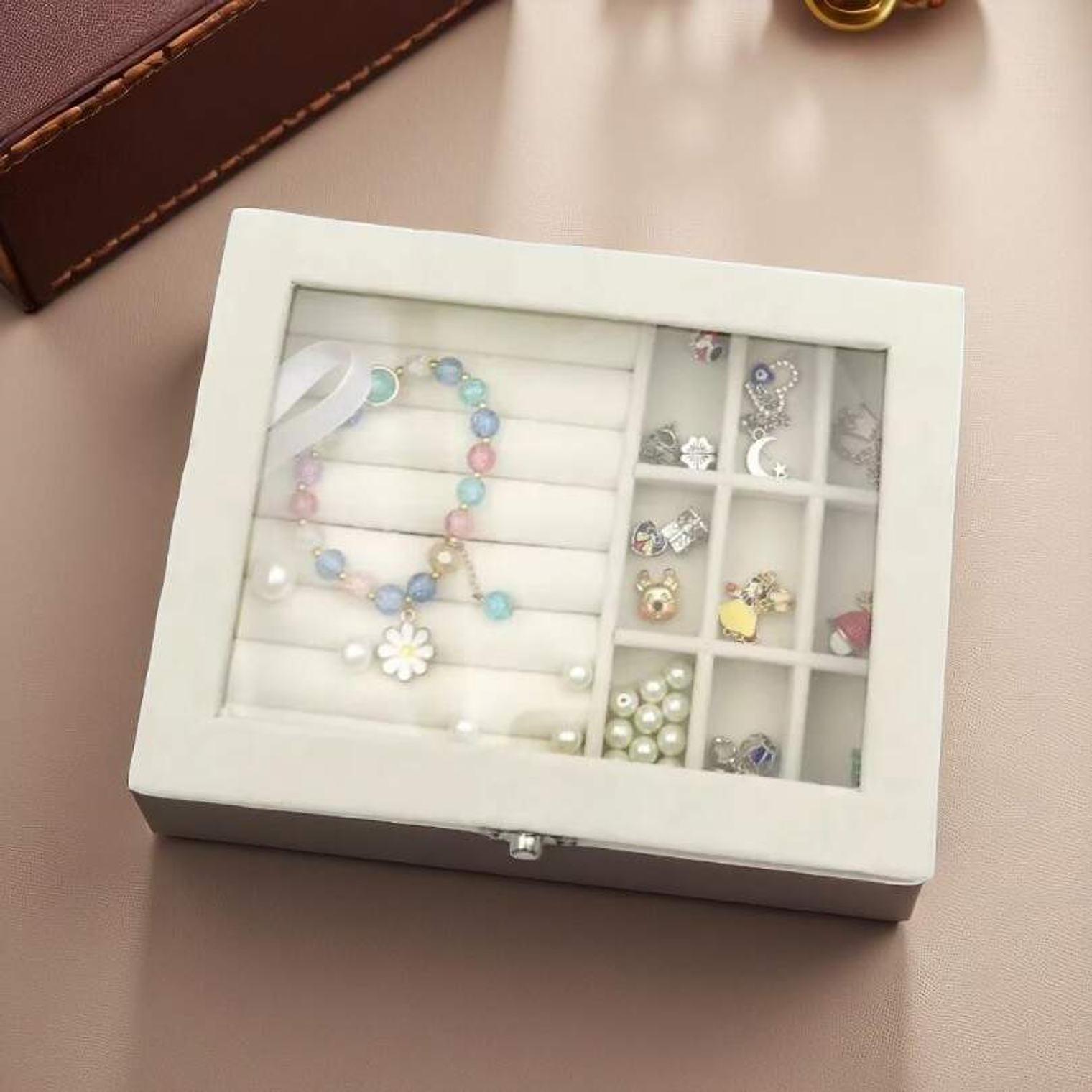 Organizador Joyas Beige 1