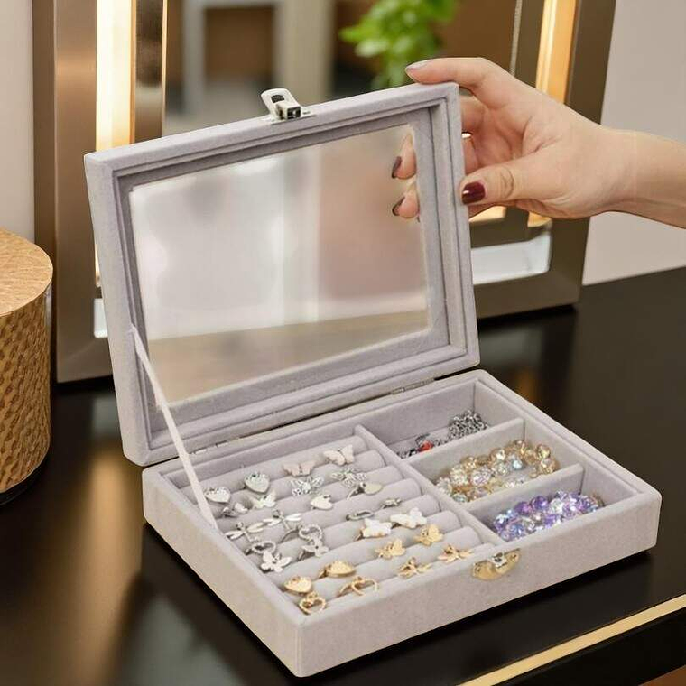 Organizador Joyas Gris 1