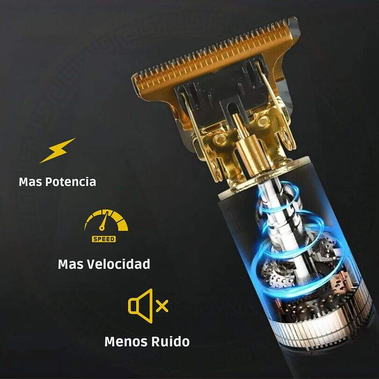 Afeitadora y perfiladora de cabello dorada 2