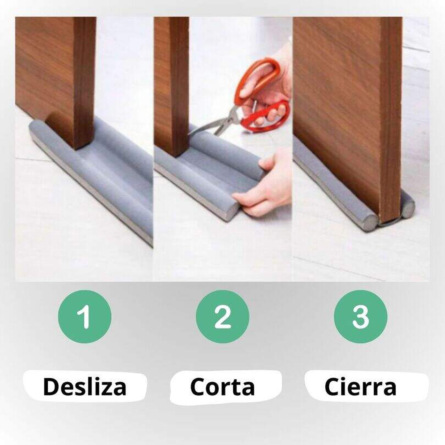 Junta aislacion termica invierno para puertas 2