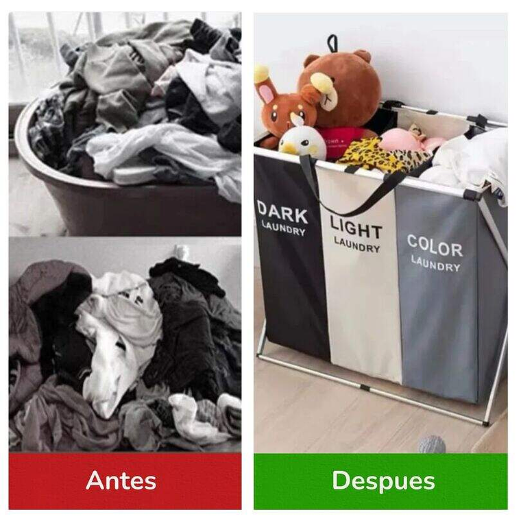 Canasto Organizador Ropa Sucia 3