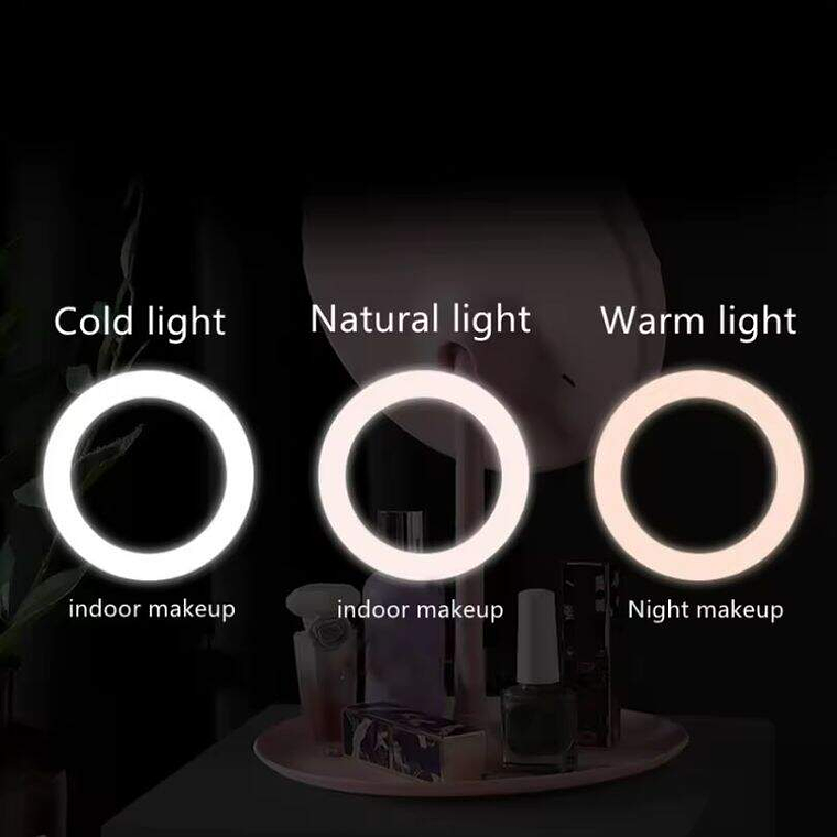 Espejo Led Redondo Blanco 2