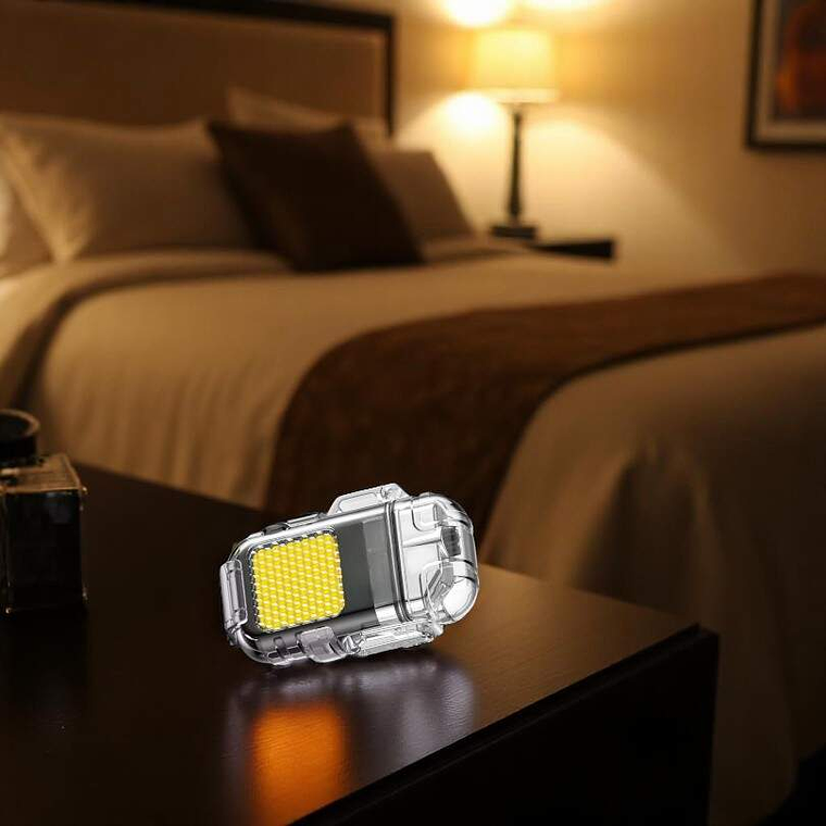 Encendedor Con Luz Led Recargable Tipo Llavero 3