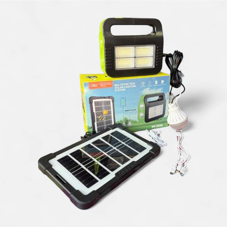 Kit Solar Ampolletas Foco Cargador Recargable 1