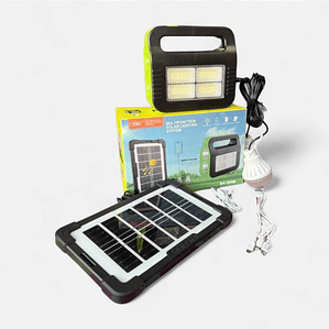 Kit Solar Ampolletas Foco Cargador Recargable