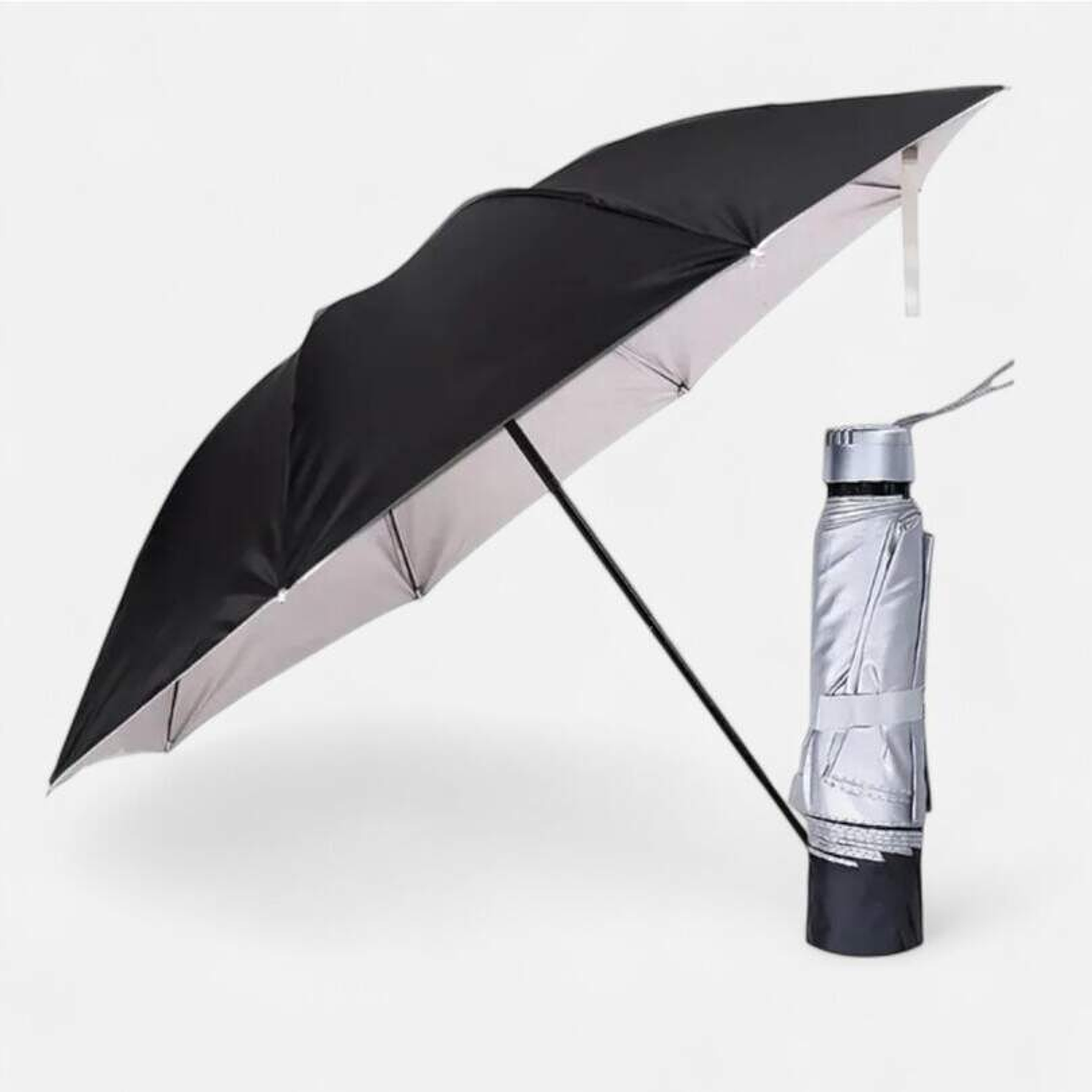 Paraguas Plegable Negro 1