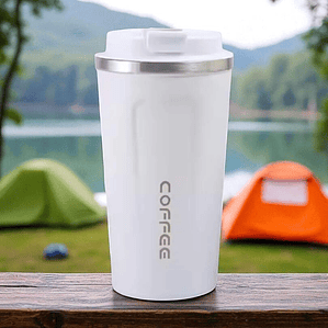 Vaso Térmico Acero Inoxidable Coffee Blanco 510ml