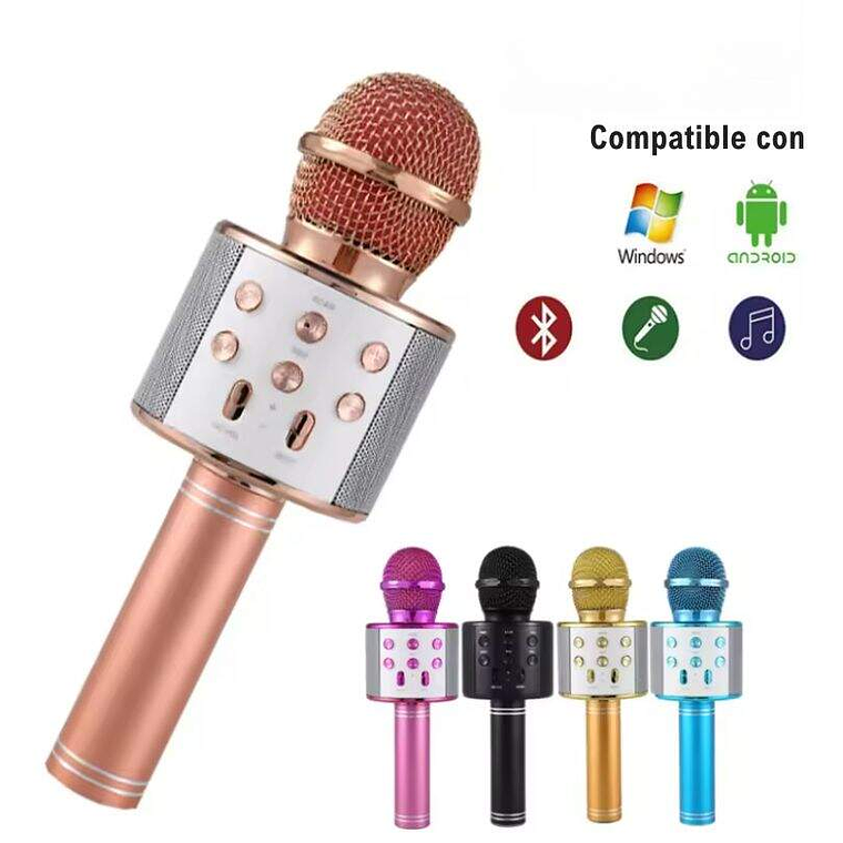 Micrófono Inalámbrico Karaoke Bluetooth 1