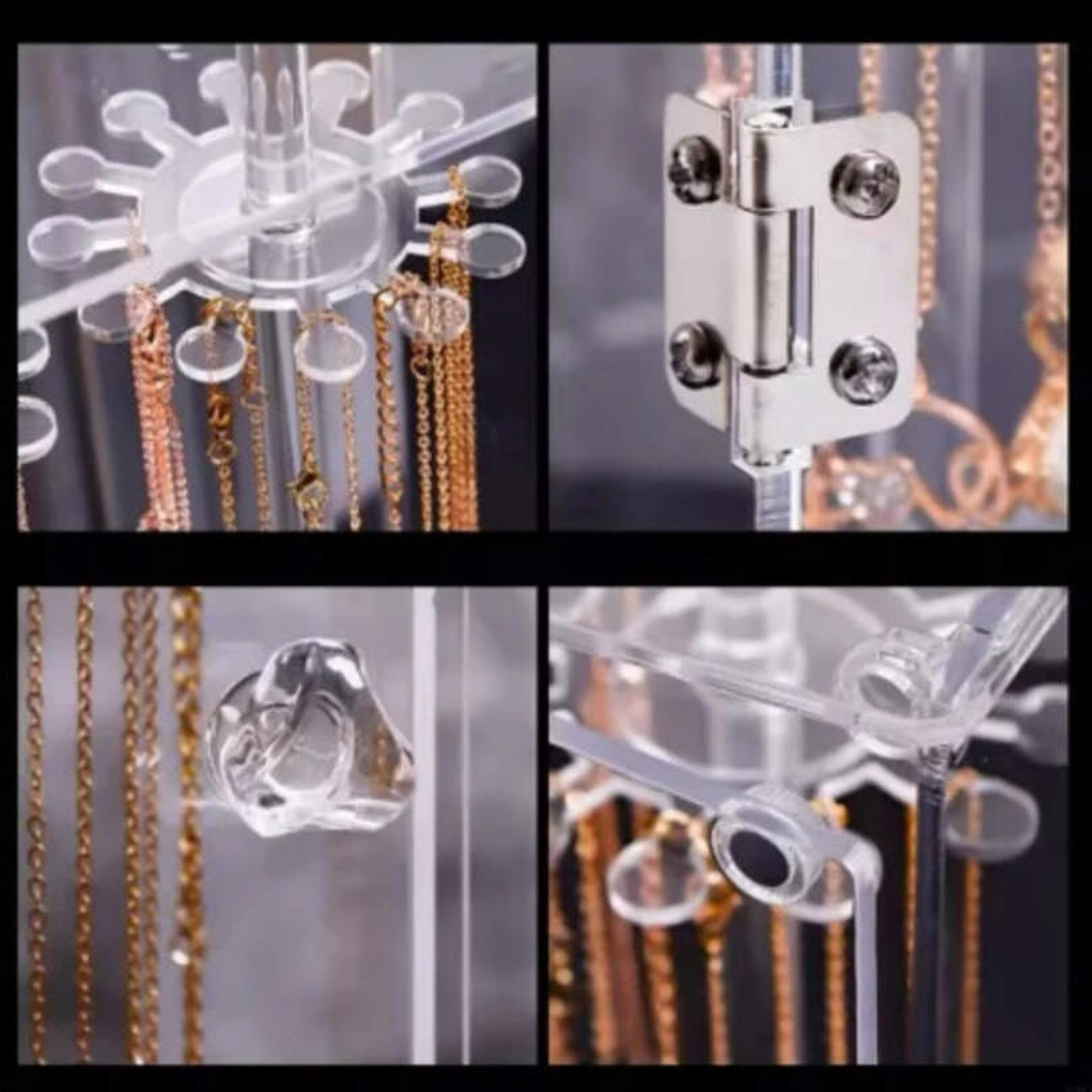 Joyero Vertical Multipropósito 360 Acrílico 4