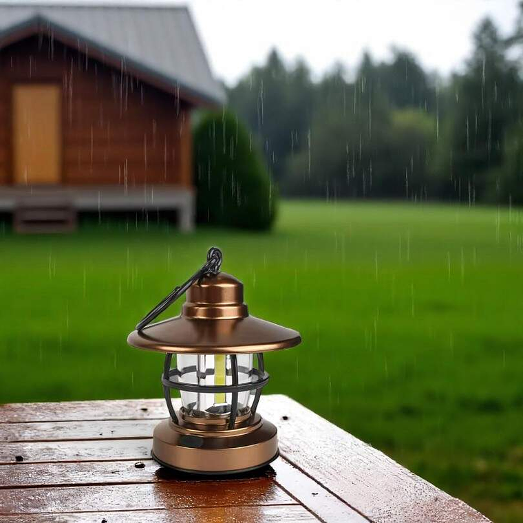 Lampara Retro Camping A Pilas 2