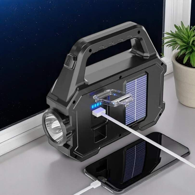 Linterna Solar Recargable 2