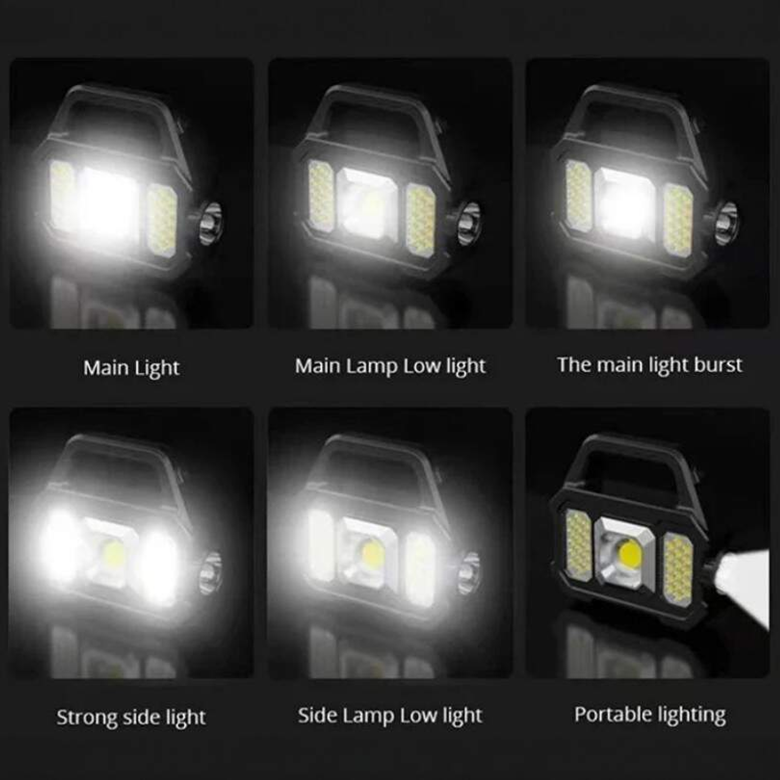 Linterna Solar Recargable 3