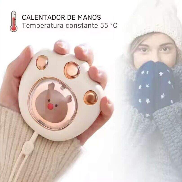 Calefactor De Manos Infantil Electrico Garrita Blanca 1