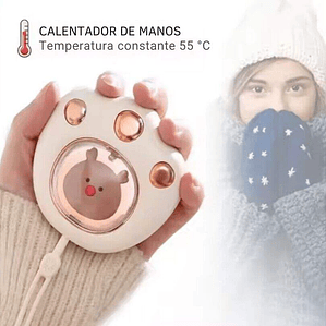 Calefactor De Manos Infantil Electrico Garrita Blanca