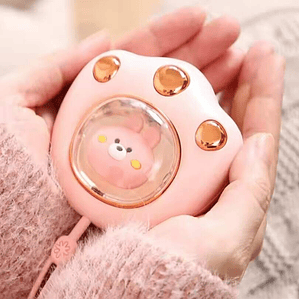 Calefactor De Manos Infantil Electrico Garrita Rosada