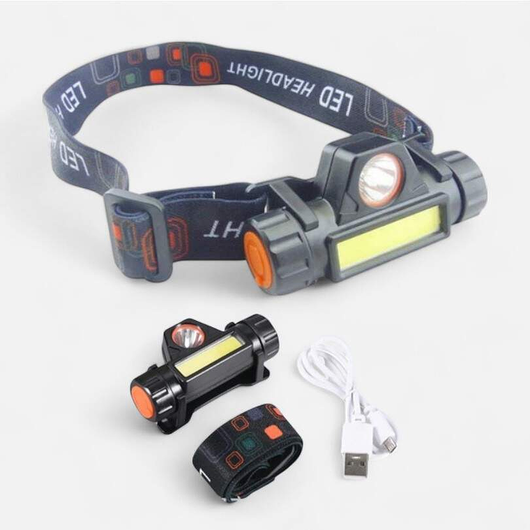 Linterna Led Simple Tipo Cintillo Minero 1