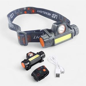 Linterna Led Simple Tipo Cintillo Minero