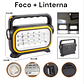 Foco Linterna Solar Recargable S-03 - Miniatura 2