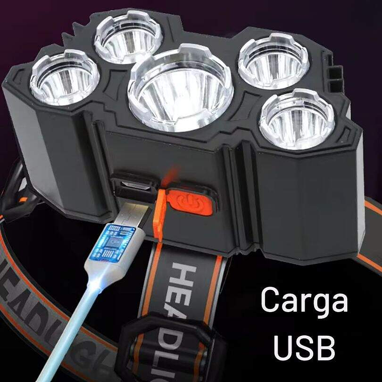 Linterna Led Tipo Cintillo Minero 2