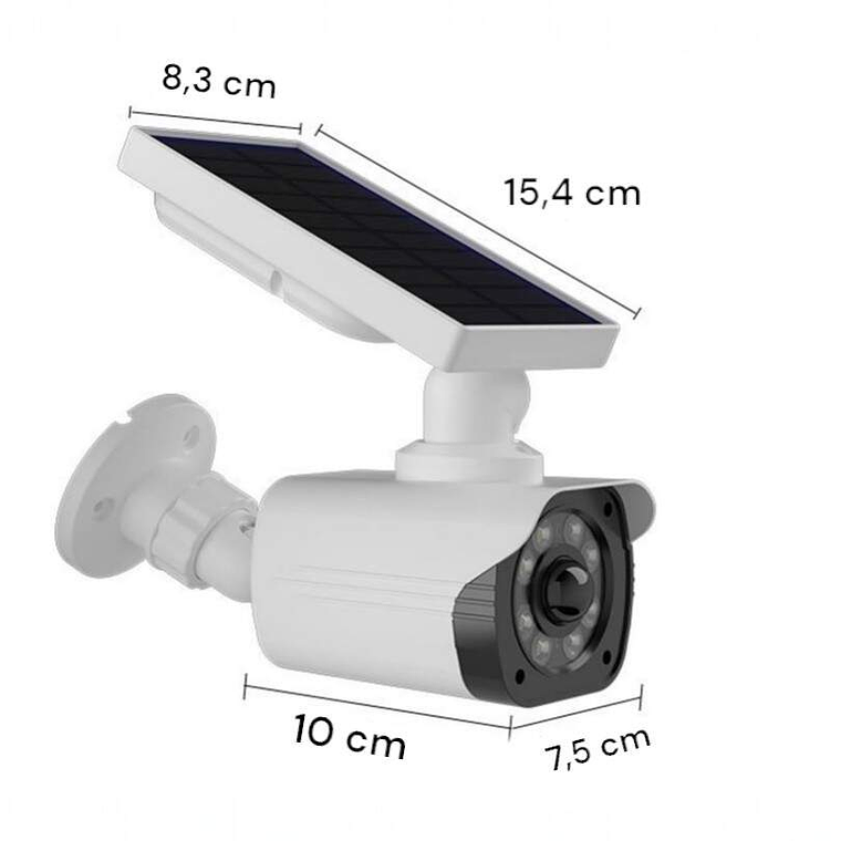 Cámara Falsa CCTV Con Luz Led y Sensor De Movimiento 5