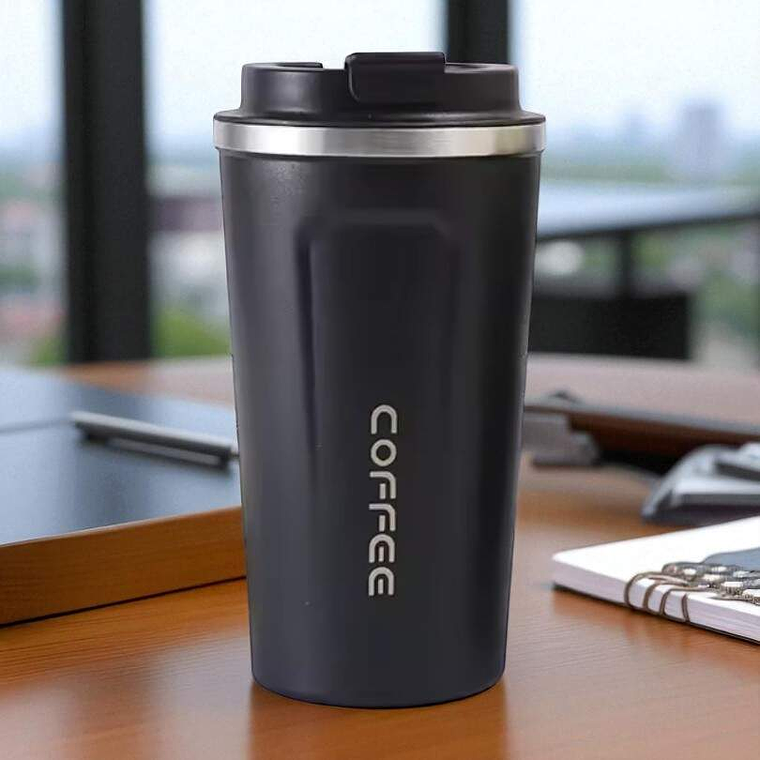 Vaso Térmico Acero Inoxidable Coffee Negro 510ml 1