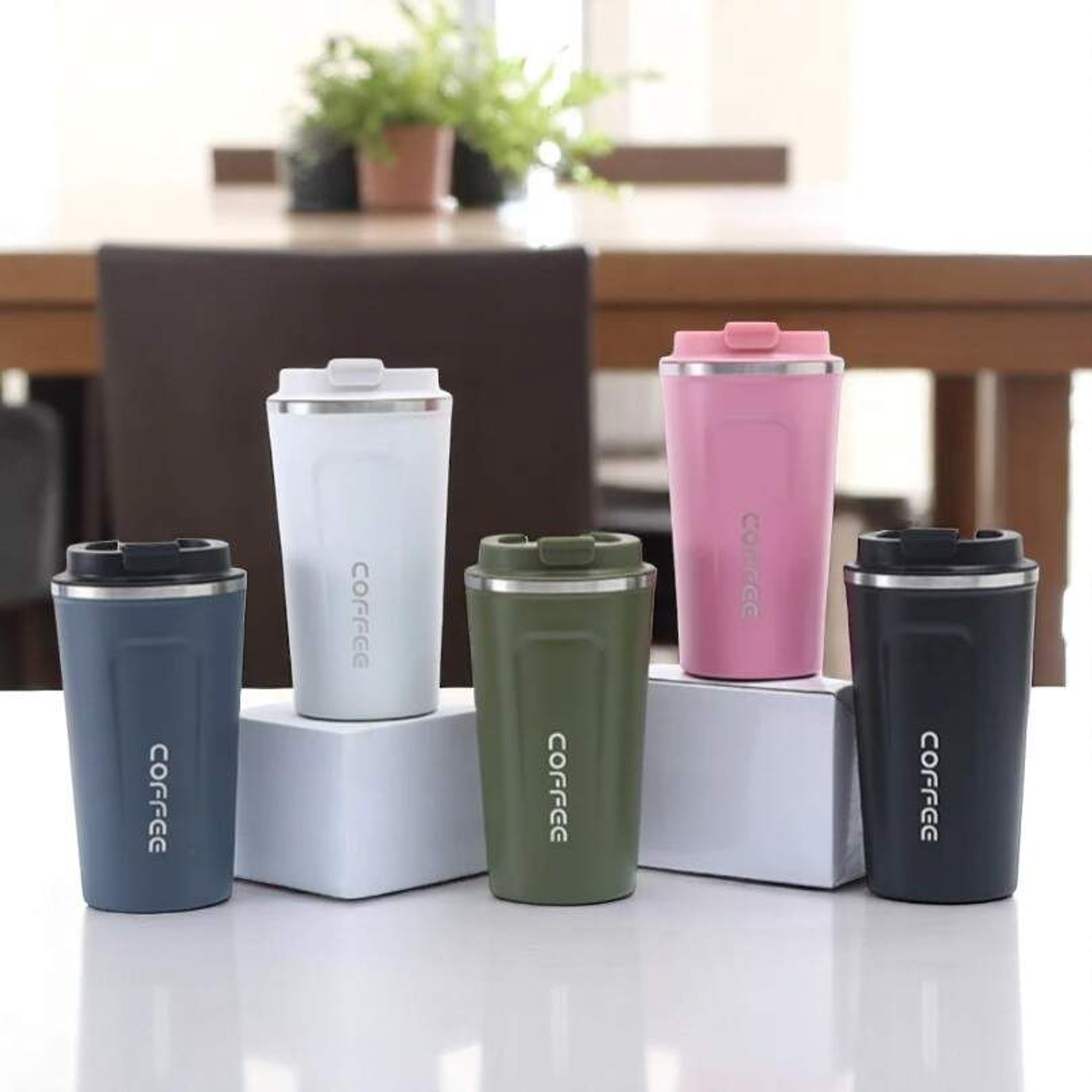 Vaso Térmico Acero Inoxidable Coffee Negro 510ml 2