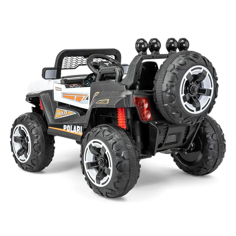 Auto Electrico Gran Jeep Blanco 3