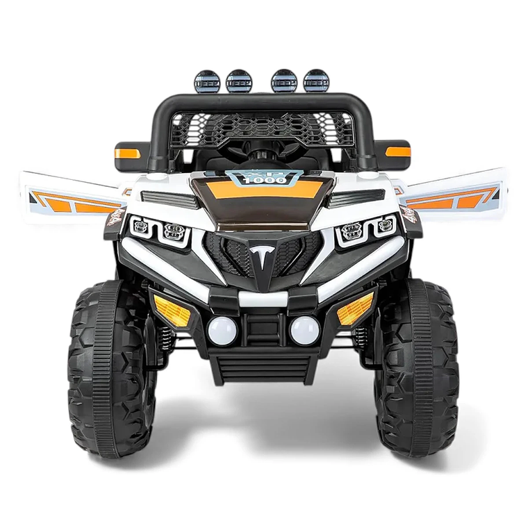 Auto Electrico Gran Jeep Blanco 5