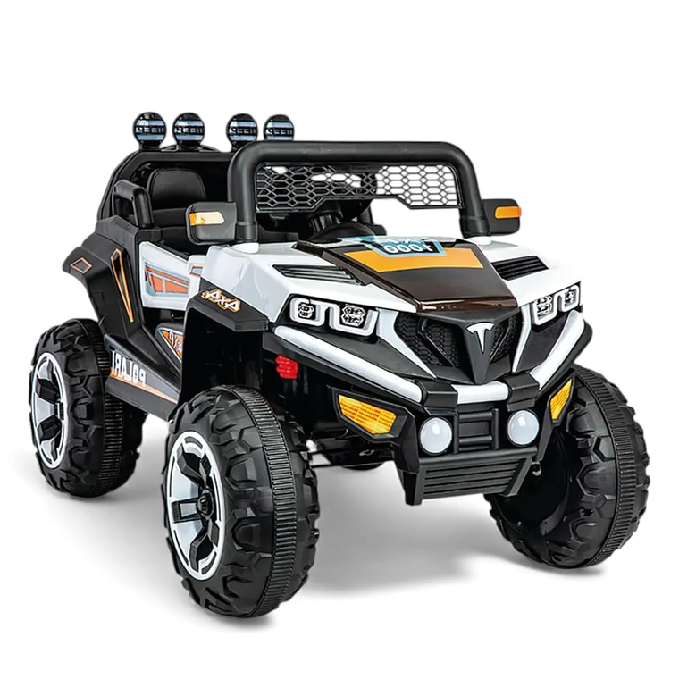 Auto Electrico Gran Jeep Blanco 2