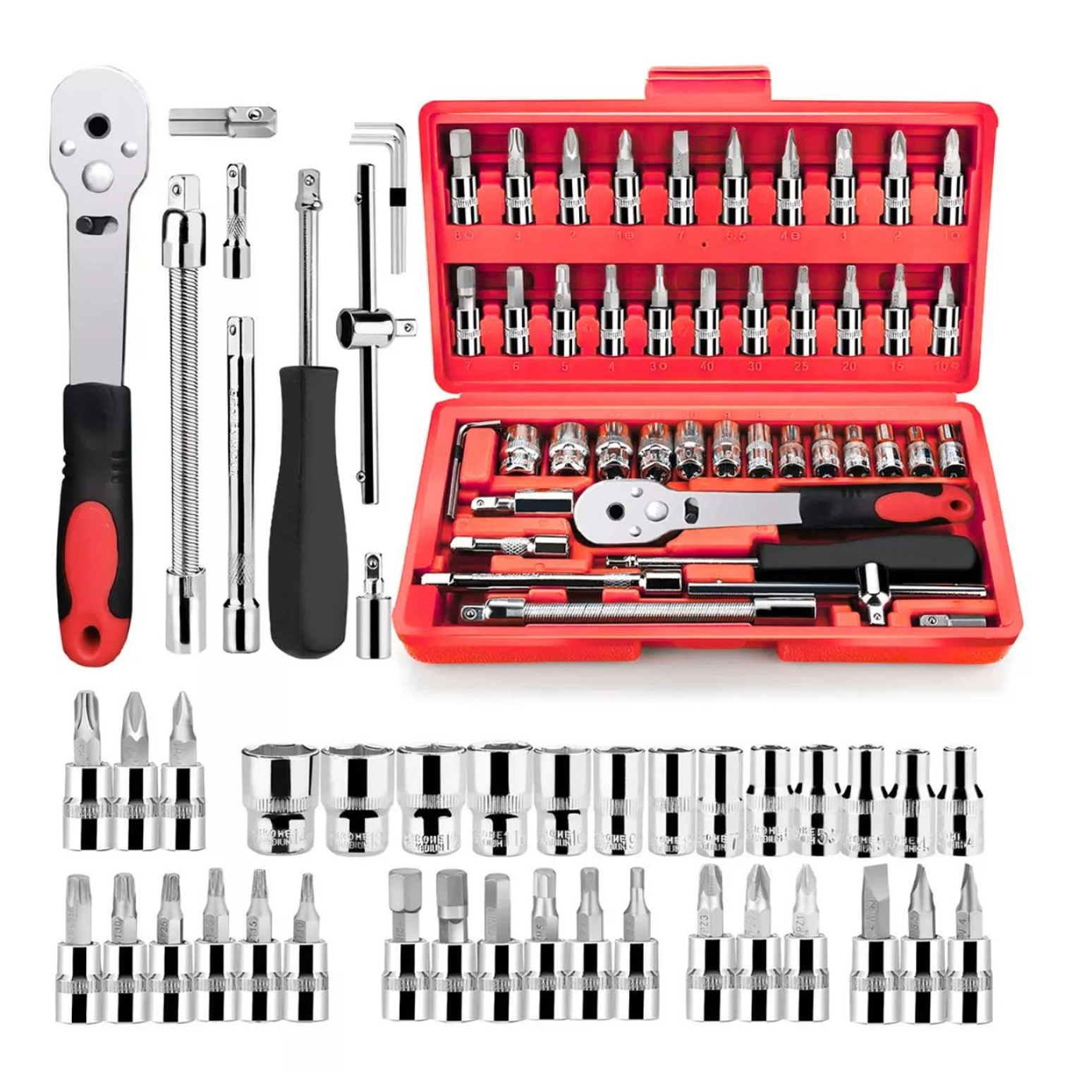 Juego de Herramientas 46 Pcs Multiproposito 1