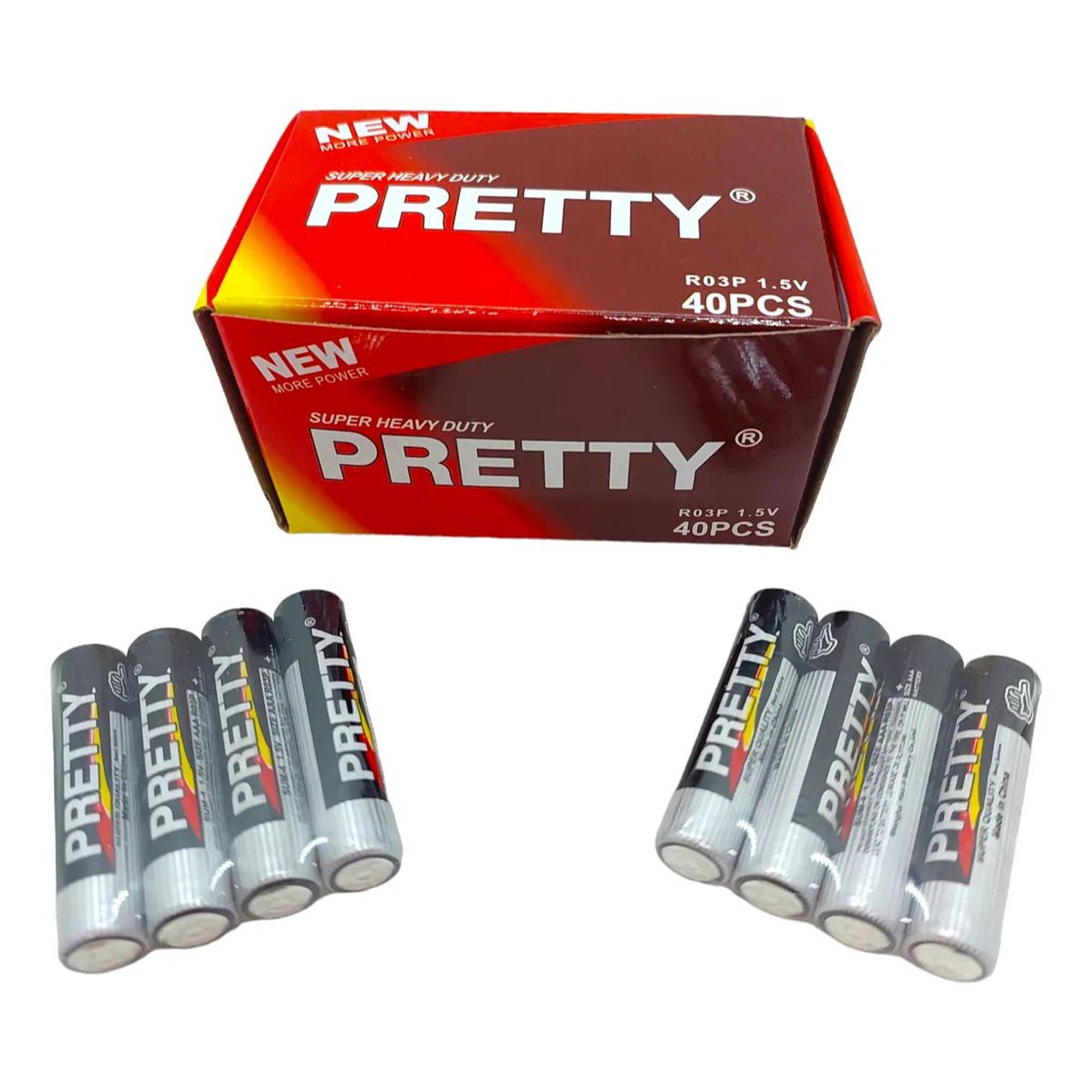 Juego De 40 Pilas AAA Pretty 3
