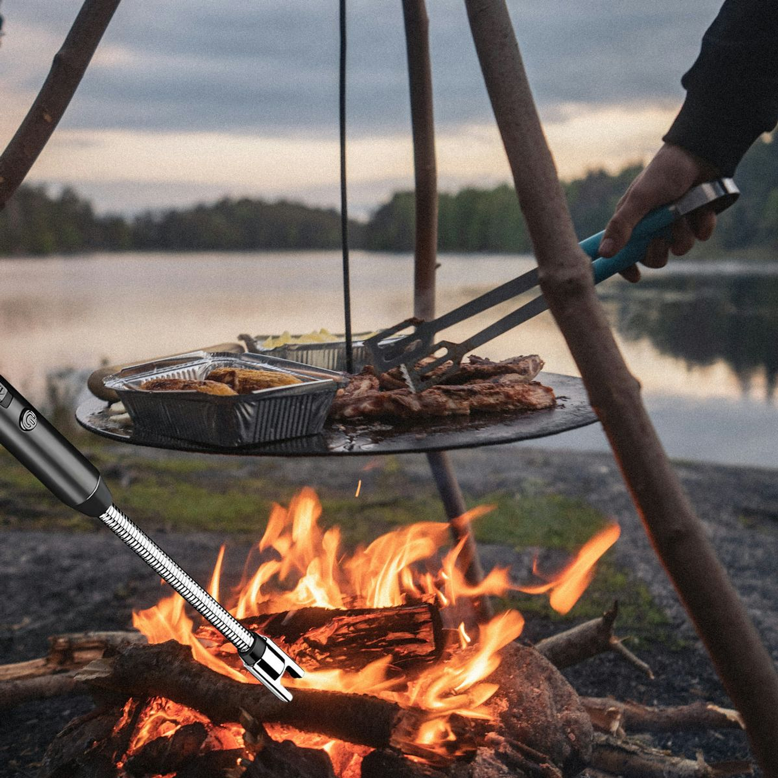 Encendedor chispero plasma USB recargable premium 7