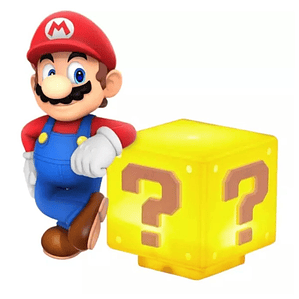 Lampara led cubo Geek mario con sonido coins