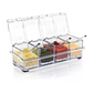 Set Condiméntero Especiero Acrílico 4 Módulos Con Cuchara - Miniatura 3