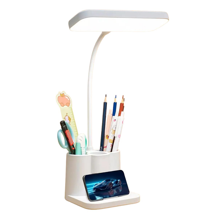 Lampara Led De Escritorio USB Con Organizador de Lápices 1