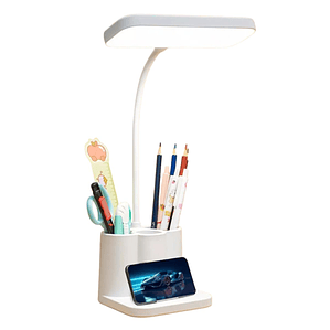 Lampara Led De Escritorio USB Con Organizador de Lápices